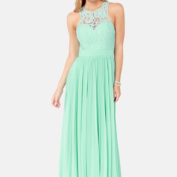 BARIANO TEAL MINT GREEN LONG DRESS XSMALL - Picture 3 of 7